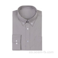 BIG SALE Camisa tejida teñida liso para hombre